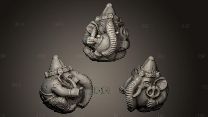 Ganesha Figurine 3d stl модель для ЧПУ